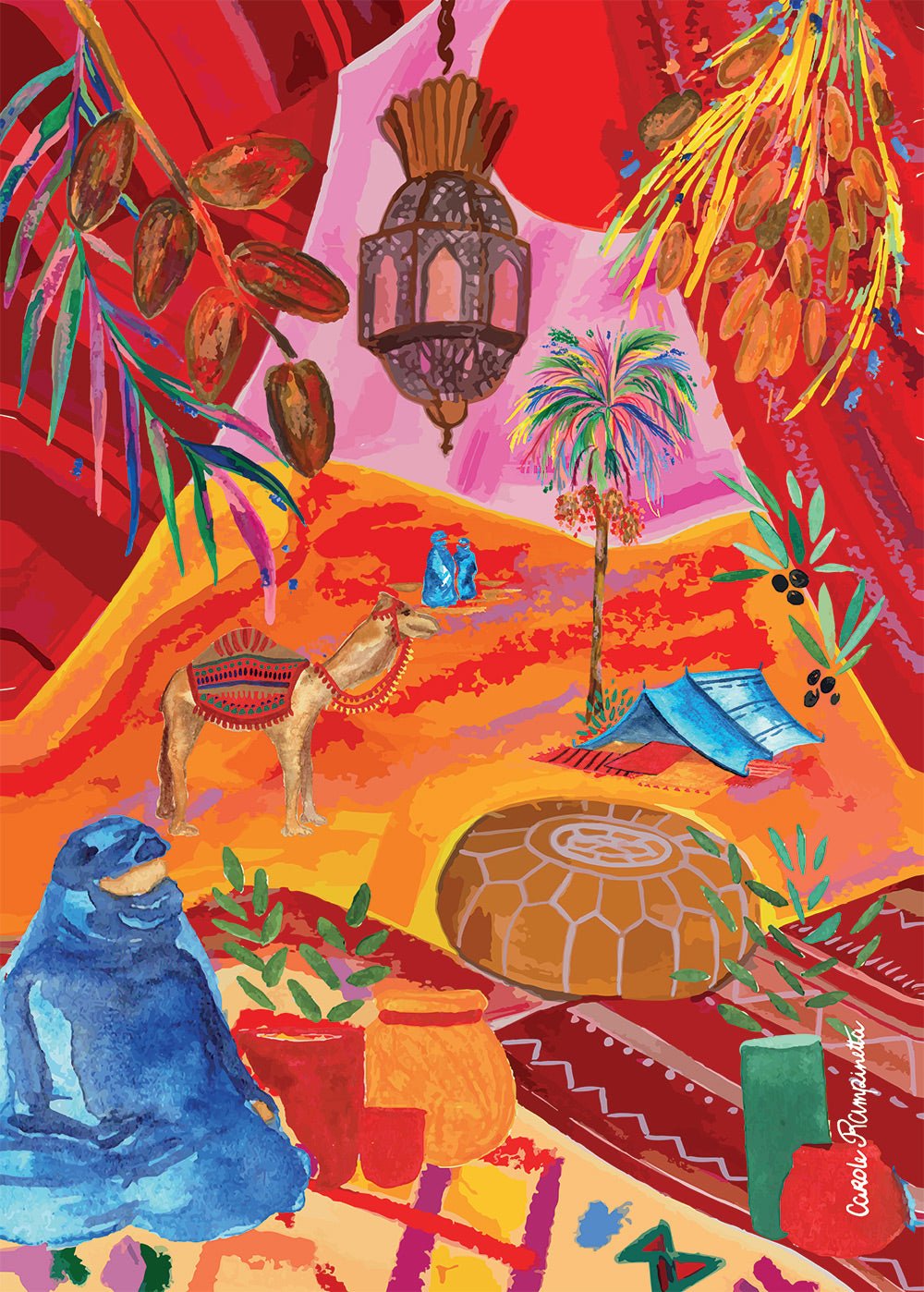 Puzzle 500 Pièces Carole Rampinetta - MerzougaCarole Rampinetta