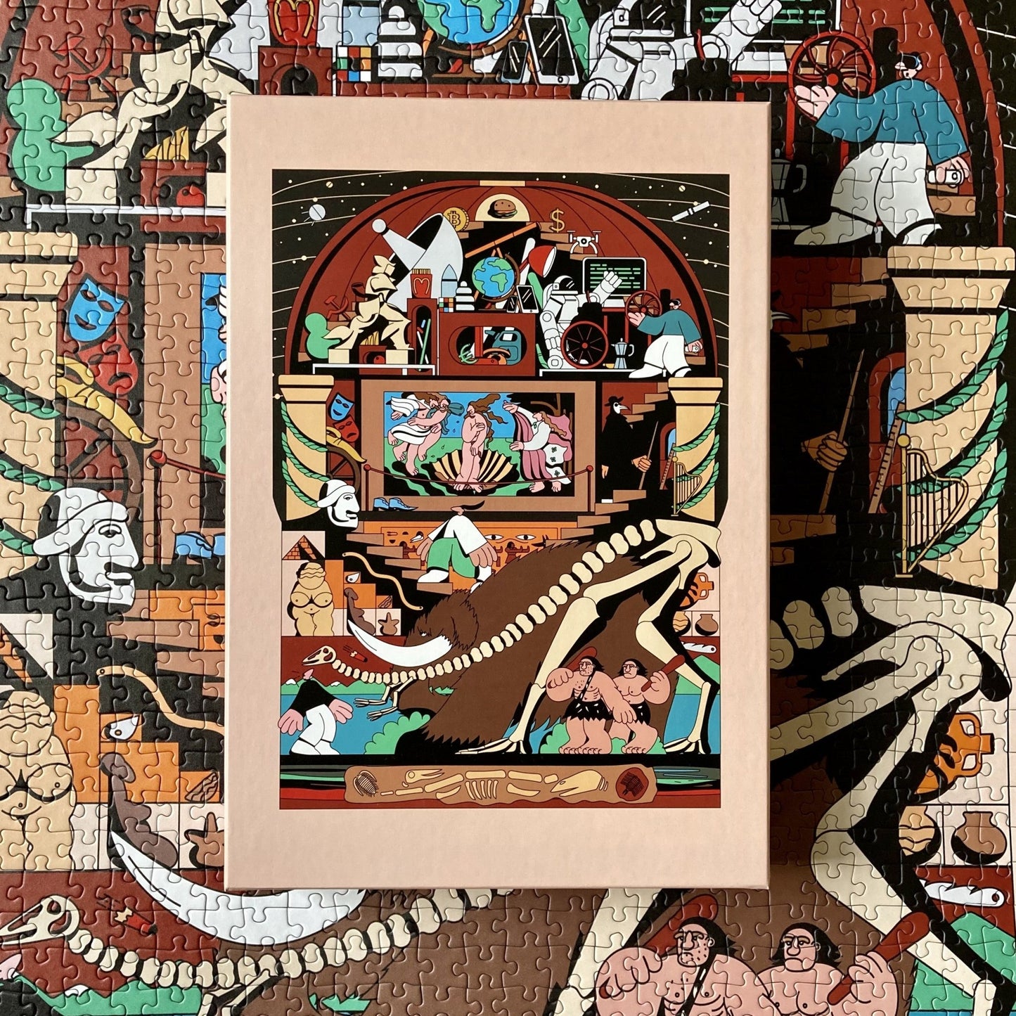 Puzzle 1000 Pièces Das Puzzle Kollektiv - Touch of civilizationDas Puzzle Kollektiv