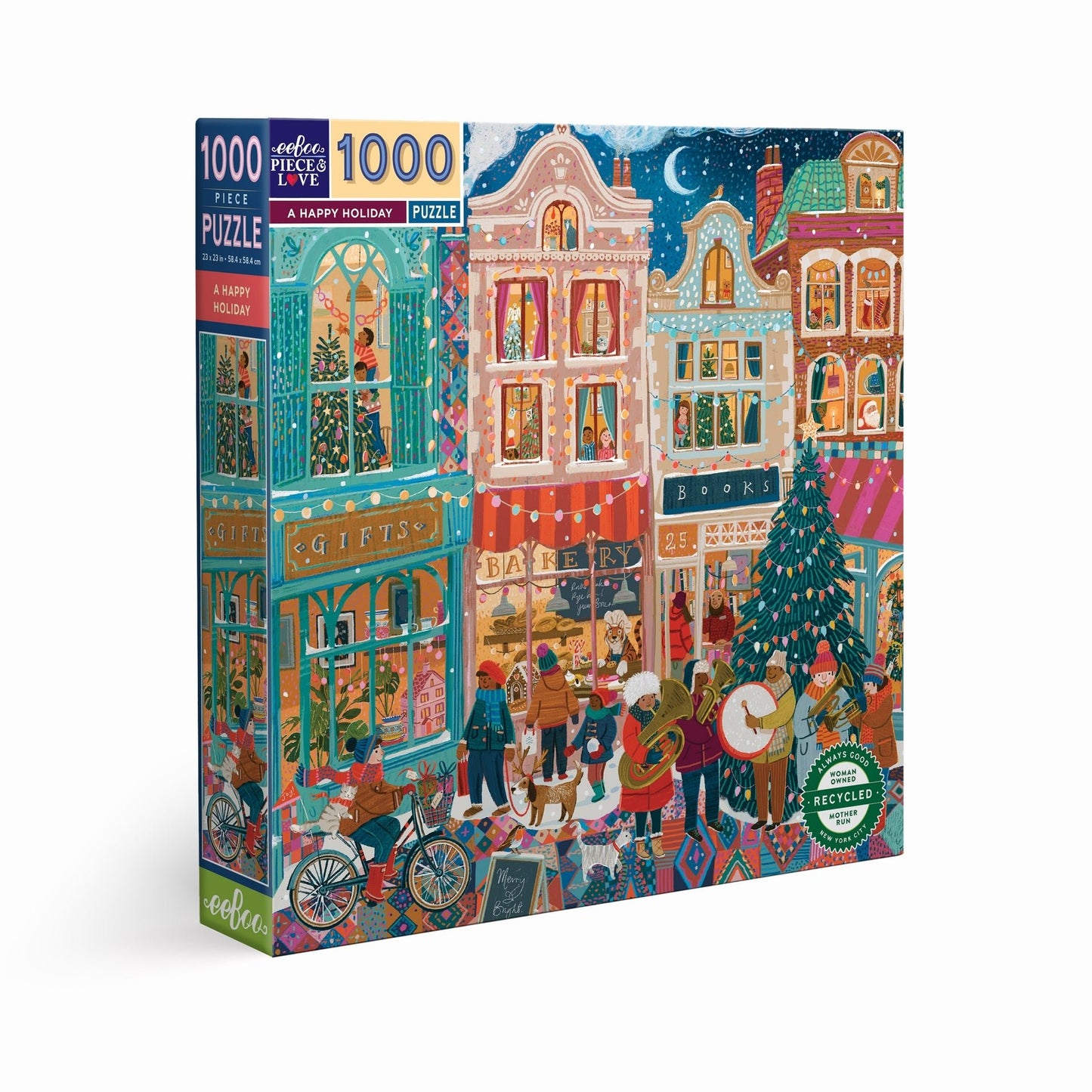 Puzzle de 1000 Pièces - De Joyeuses Fêtes !eeBoo