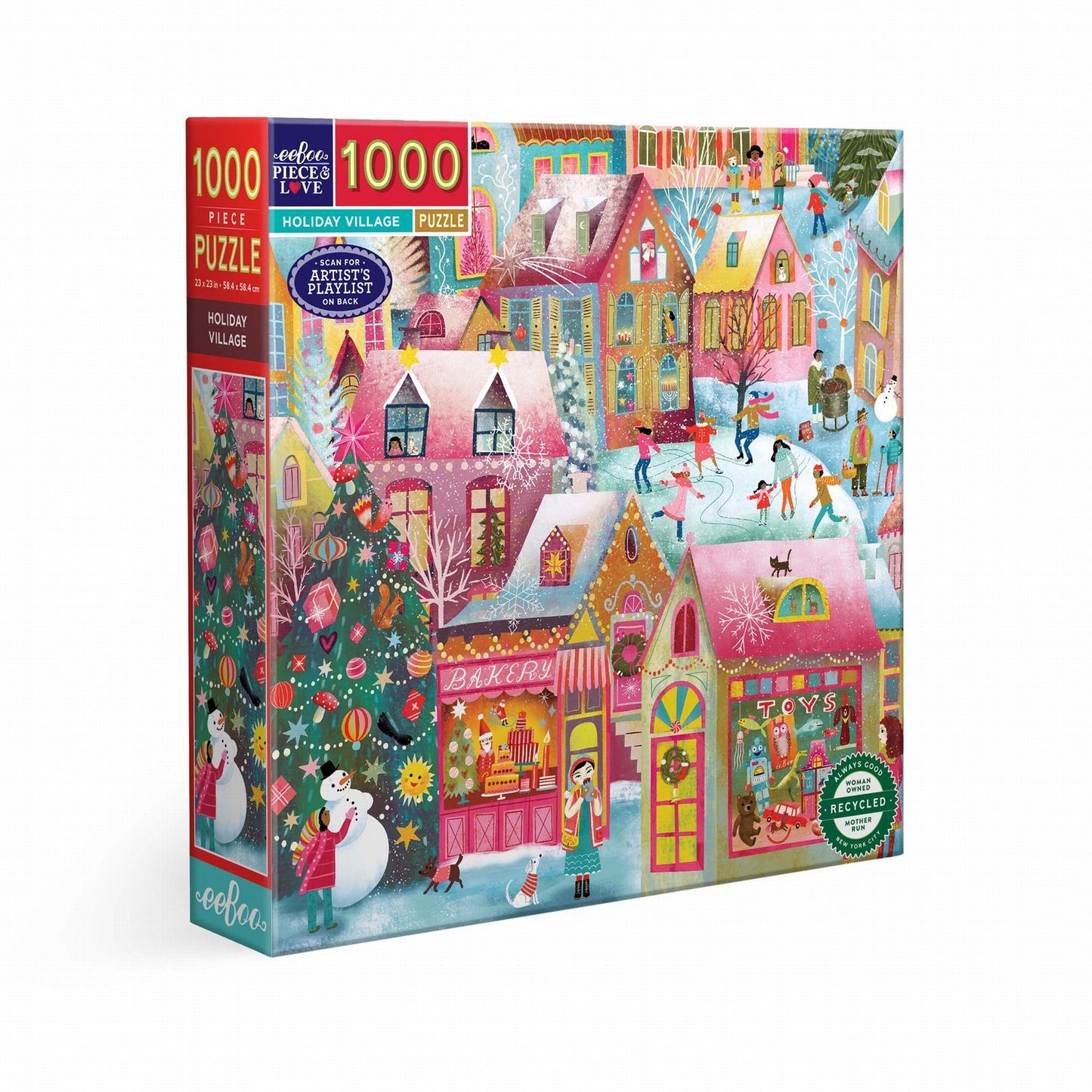 Puzzle de 1000 Pièces - Holiday VillageeeBoo