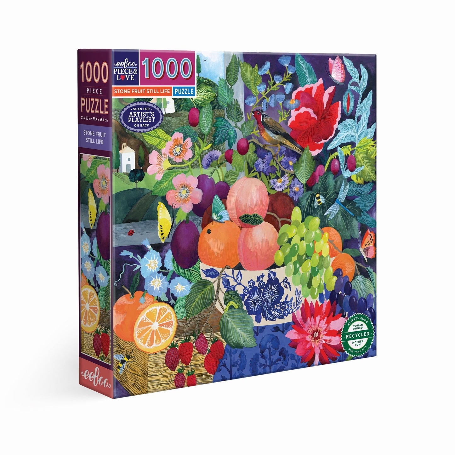 Puzzle de 1000 Pièces - Stone Fruit Still LifeeeBoo
