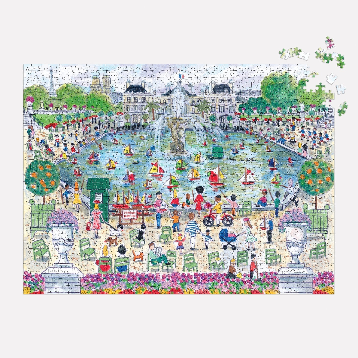 Puzzle 1000 Pièces Galison - Michael Storrings - Le Printemps à ParisGalison