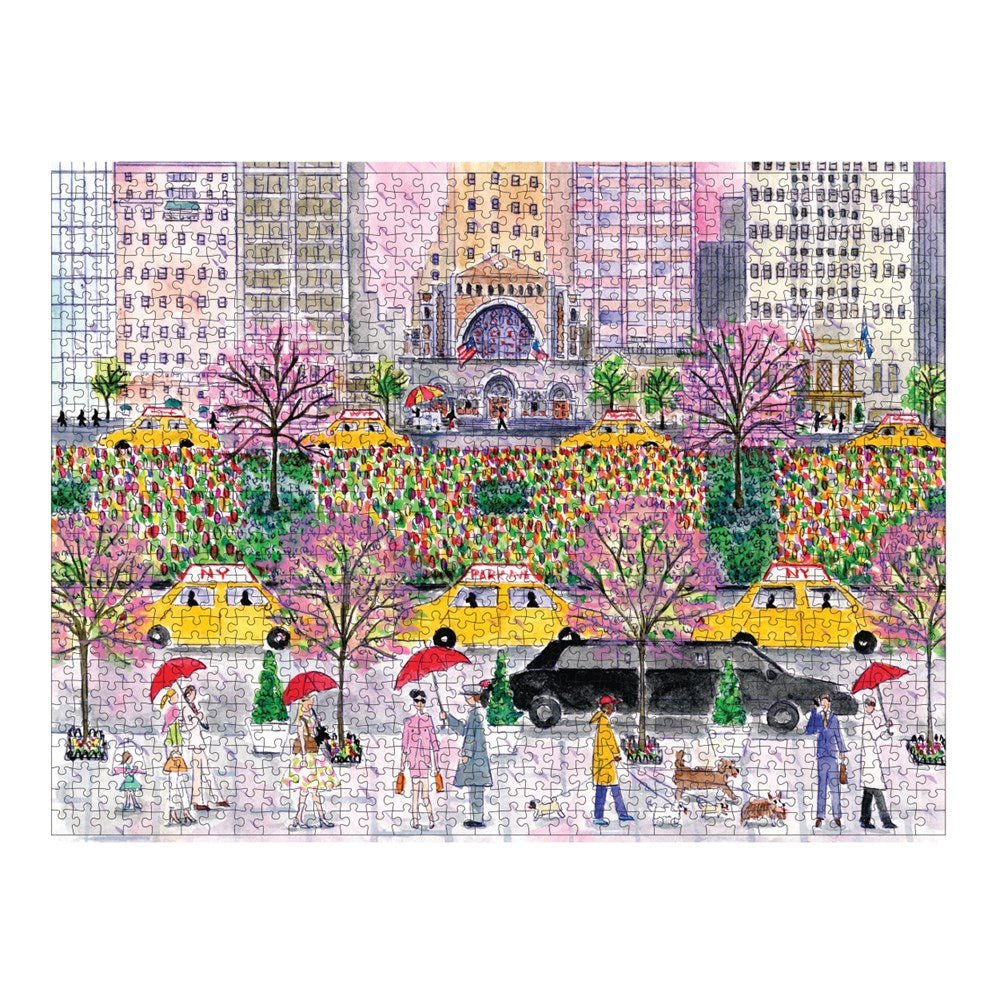 Puzzle 1000 Pièces Galison - Printemps sur Park AvenueGalison