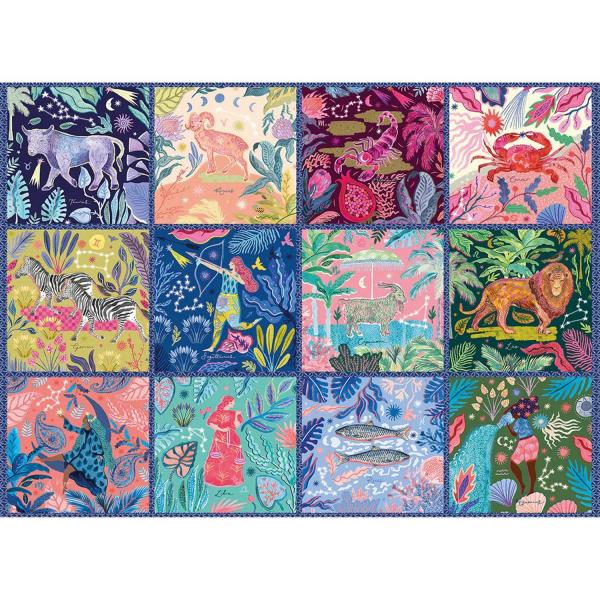 Puzzle 1000 Pièces Gibsons - Jungle ZodiacaleGibsons