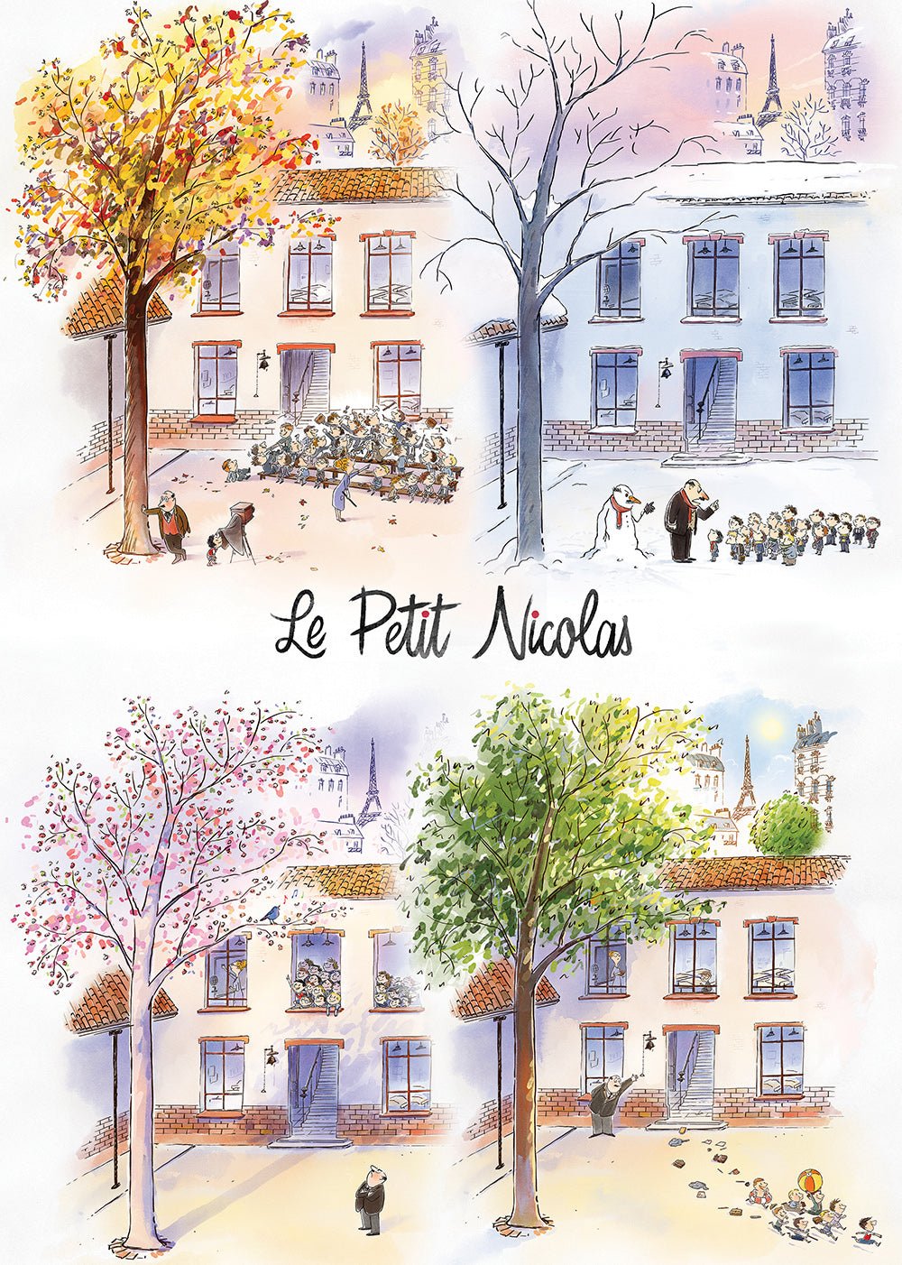 Puzzle de 1000 Pièces - Le Petit Nicolas - Les Quatre SaisonsGrafika Puzzles