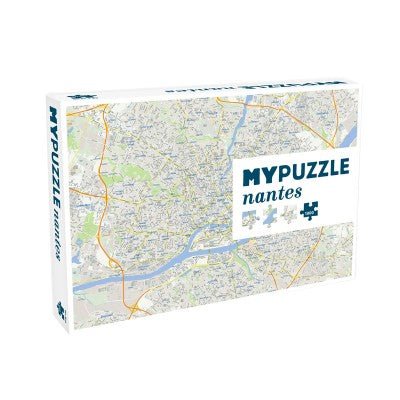 Puzzle de 1000 Pièces - MyPuzzle Carte de NantesHelvetiq Puzzles