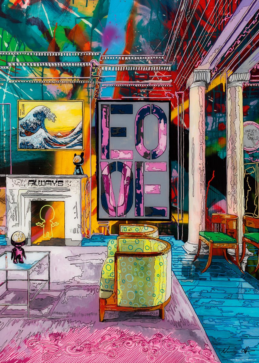 Puzzle 1000 Pièces Heye - Home Room with WaveHeye