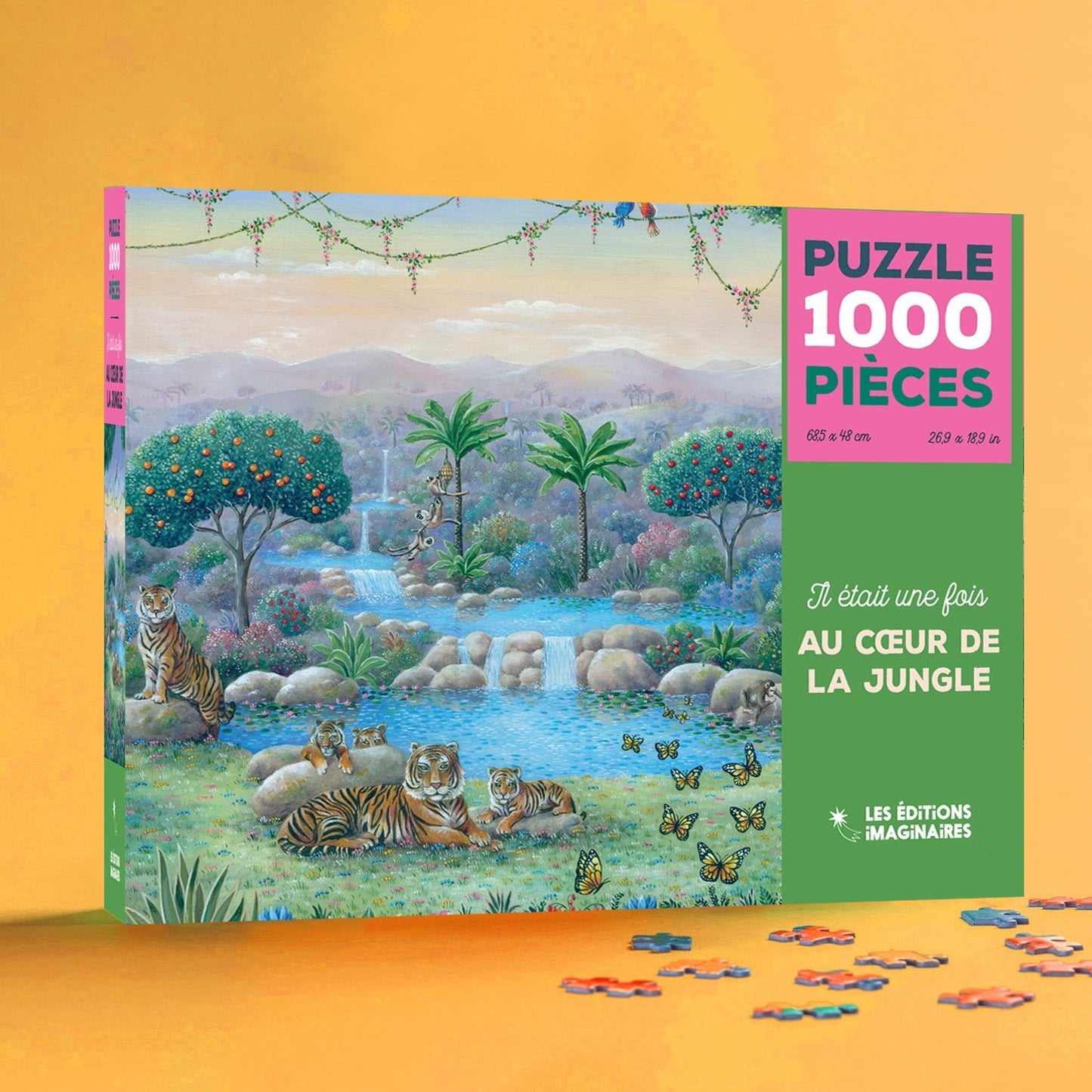 Puzzle 1000 Pièces Les Editions Imaginaires - Au Coeur de la JungleLes Editions Imaginaires