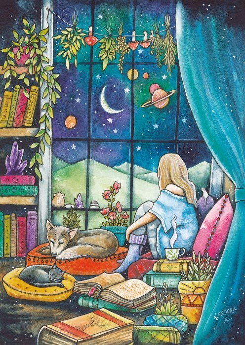 Puzzle 1000 Pièces Magnolia - La Tombée de la NuitMagnolia