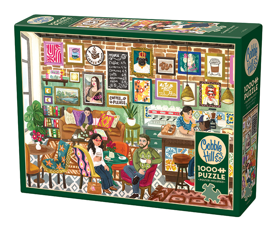 Puzzle 1000 Pièces - Un Café, S'Il Vous Plaît - Cobble-Hill-40363