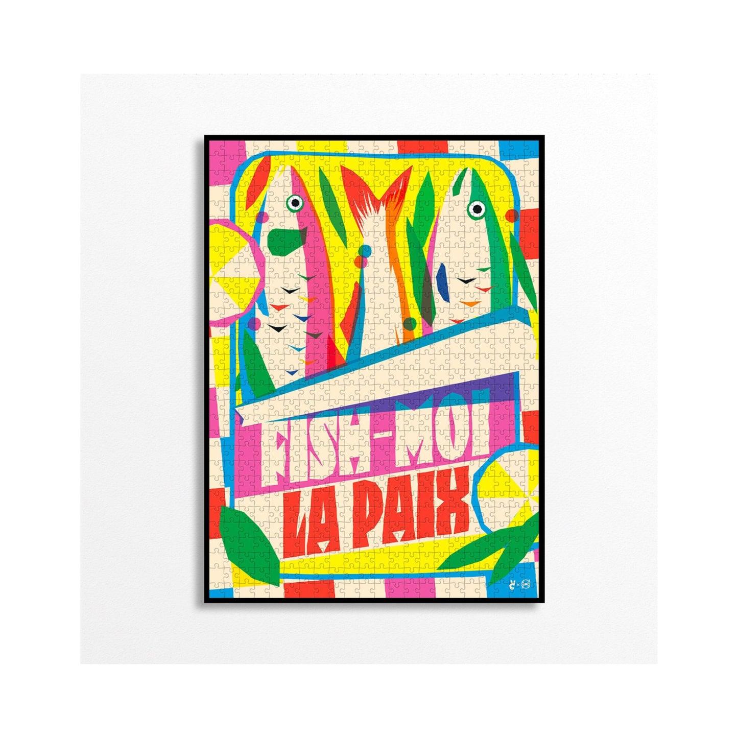 Puzzle 1000 pièces - Fish moi la paixPiece & Love