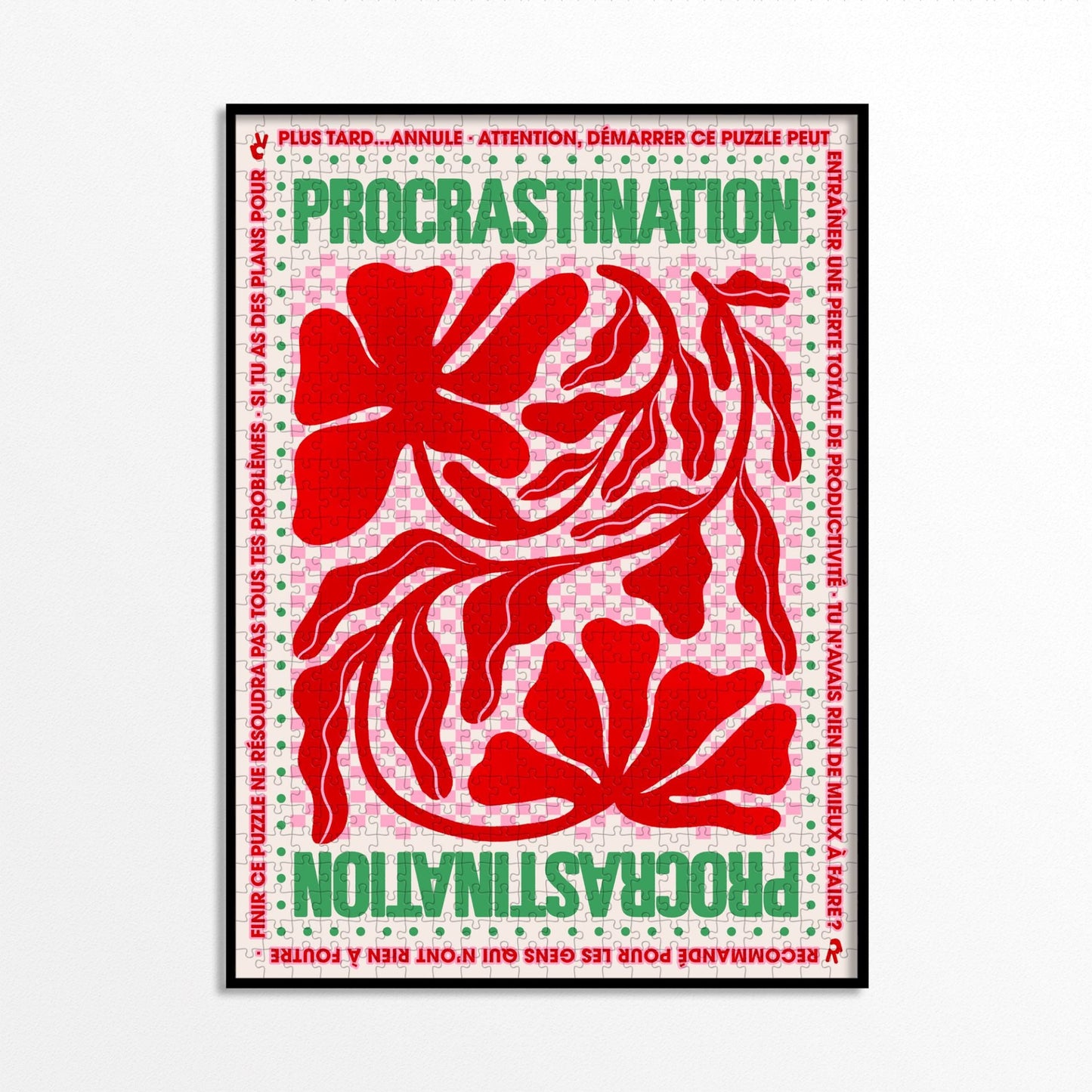 Puzzle 1000 pièces - ProcrastinationPiece & Love