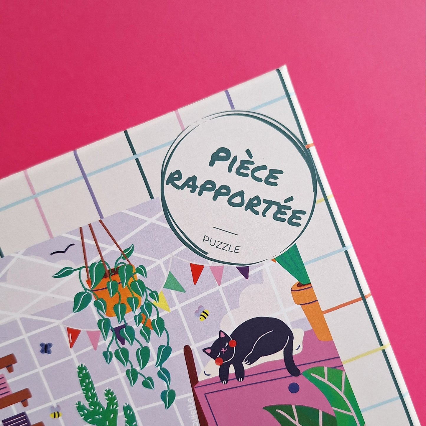 Puzzle 1000 Pièces - La serre aux chatsPièce Rapportée