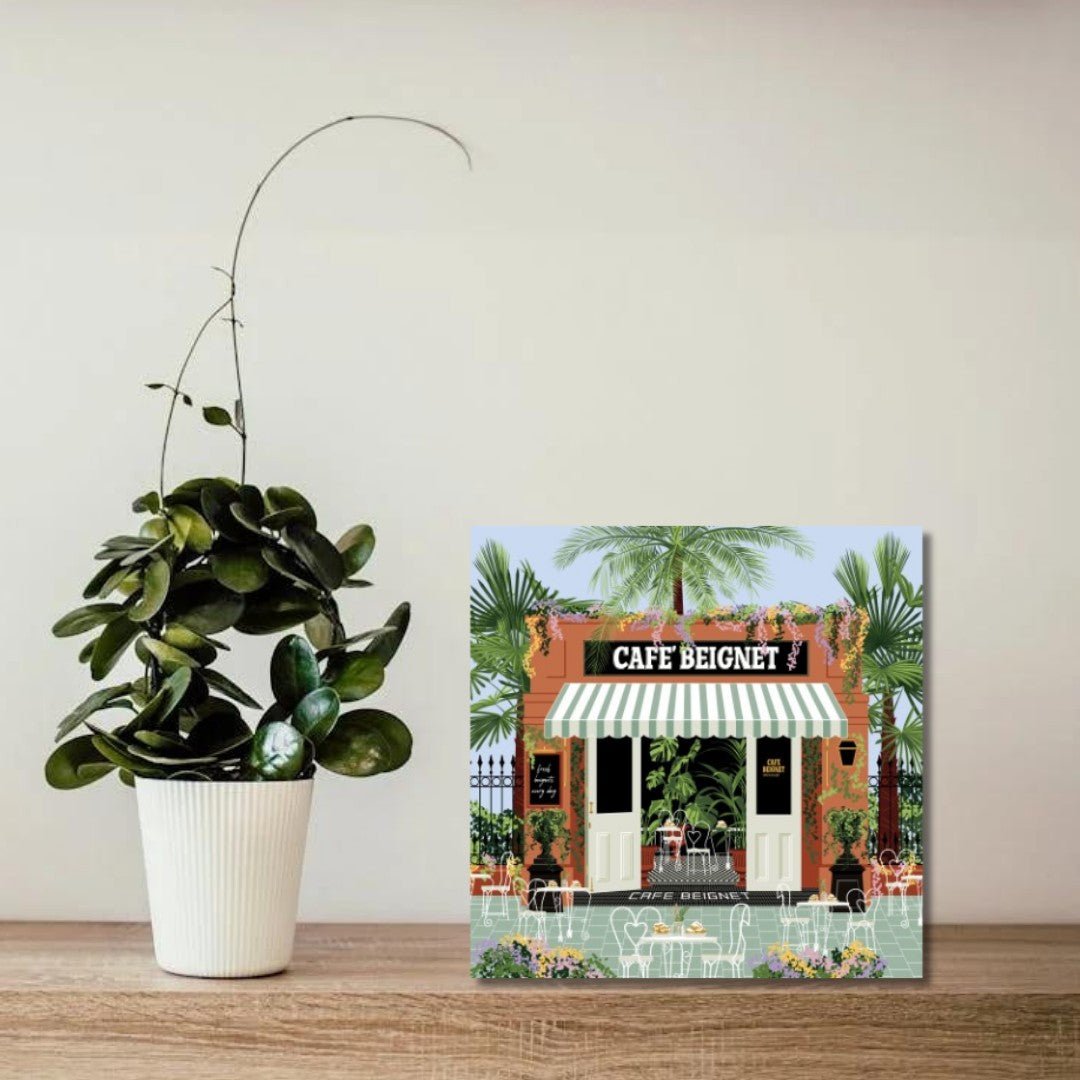 Puzzle 1000 Pièces Pieces & Peace - Café BeignetPieces & Peace