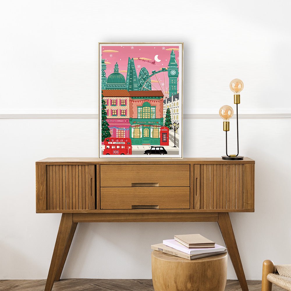 Puzzle 1000 Pièces Pieces & Peace - Christmas in LondonPieces & Peace