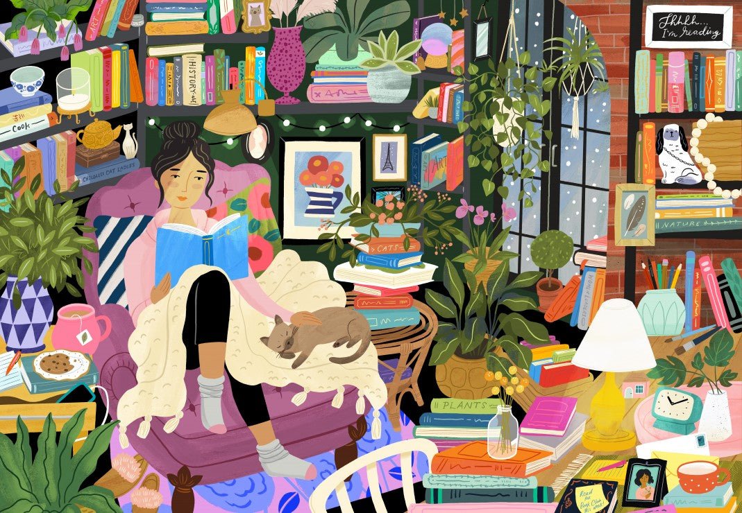 Puzzle 1000 Pièces Pieces & Peace - Coin LecturePieces & Peace