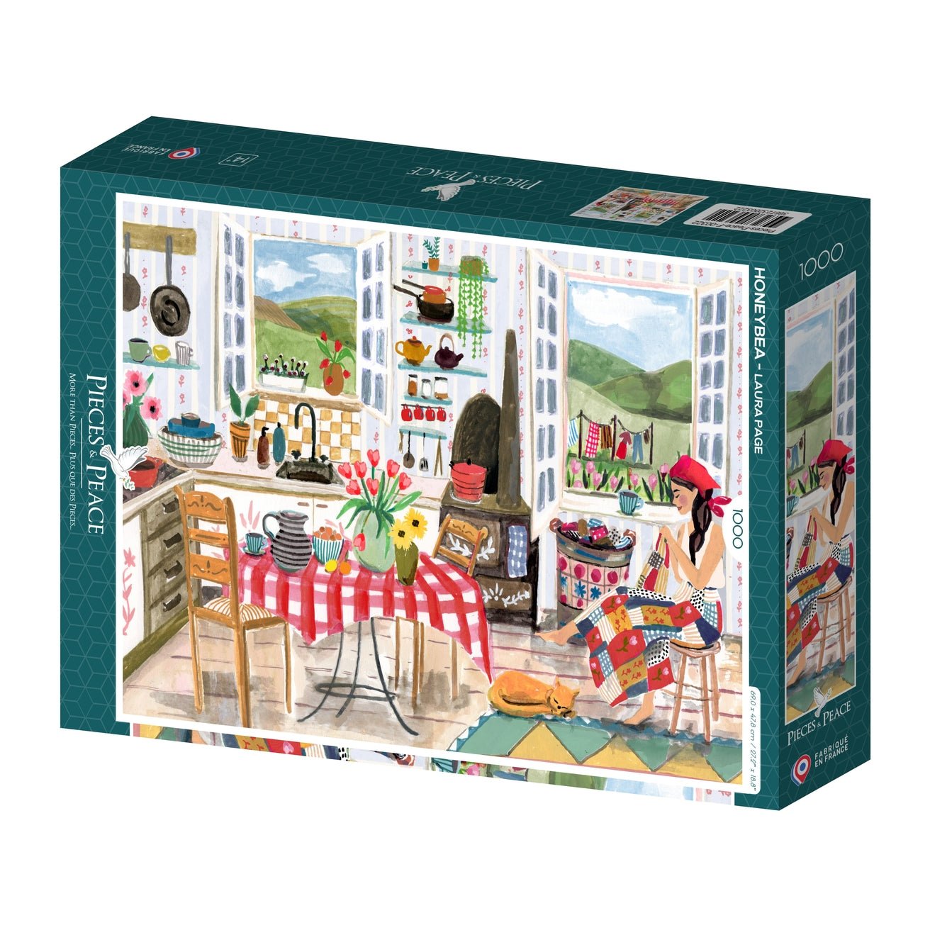 Puzzle 1000 Pièces Pieces & Peace - HoneybeaPieces & Peace