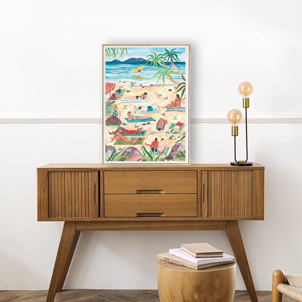 Puzzle 1000 Pièces Pieces & Peace - Journée à la PlagePieces & Peace