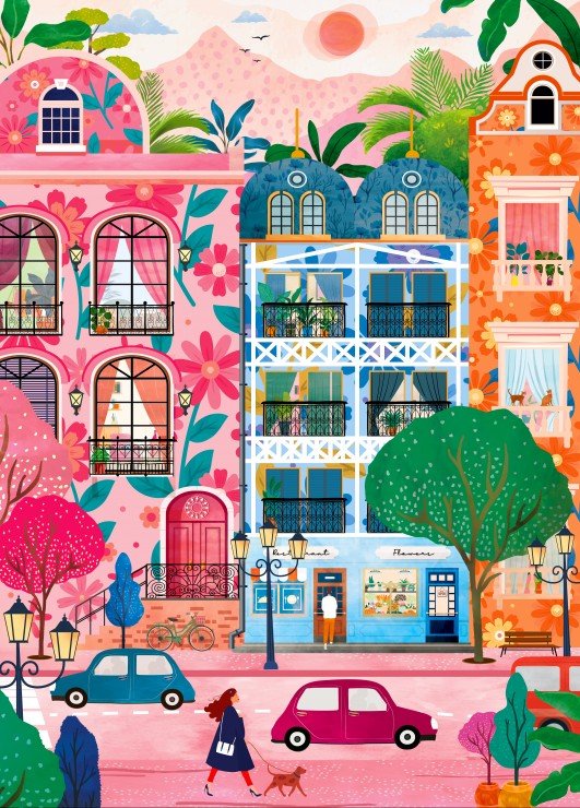 Puzzle 1000 Pièces Pieces & Peace - Le Pouvoir des FleursPieces & Peace