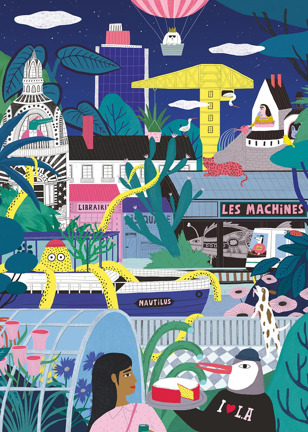 Puzzle 1000 Pièces Pieces & Peace - Nantes Extraordinaire de NuitPieces & Peace