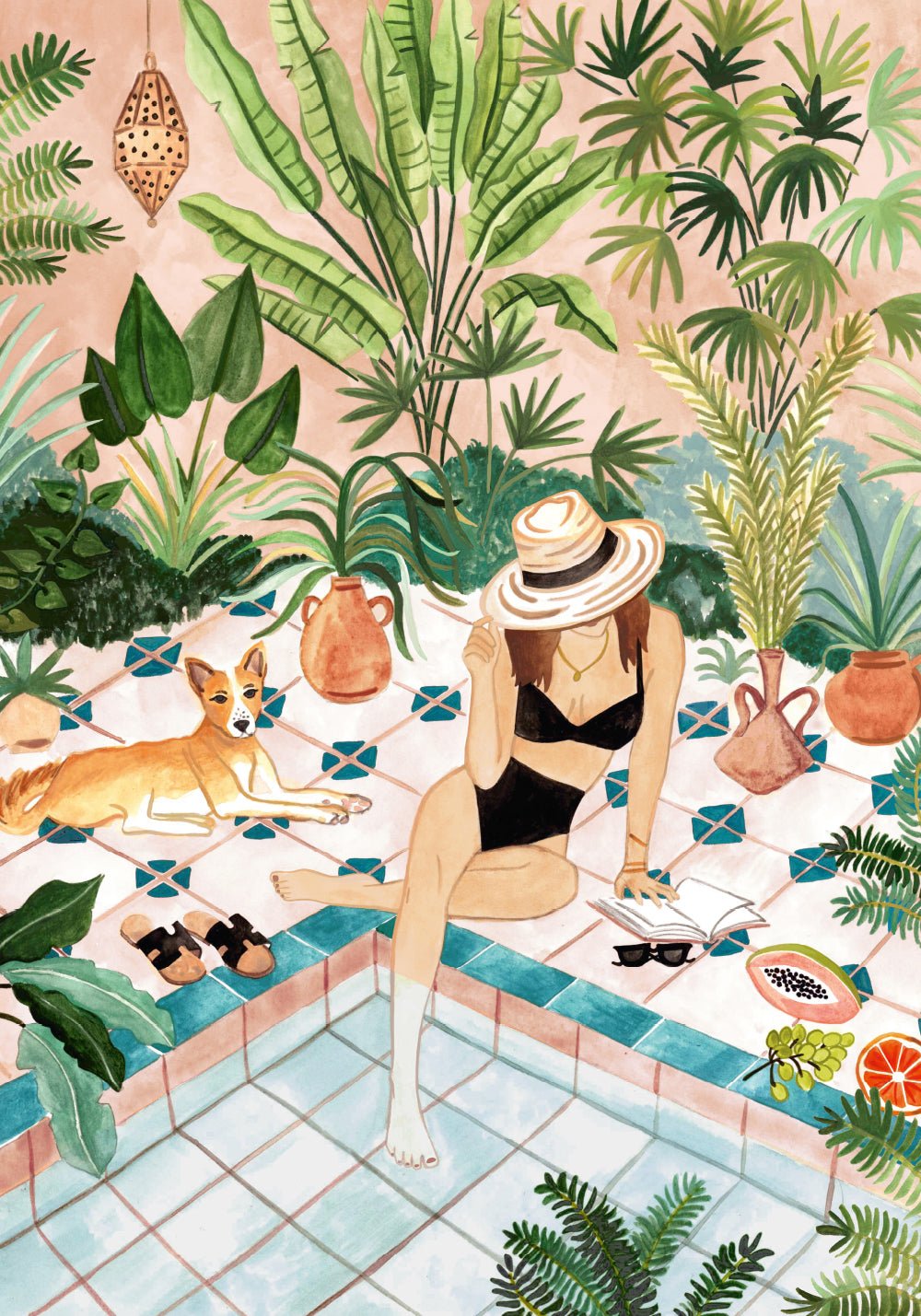 Puzzle 1000 Pièces Pieces & Peace - Piscine MarocainePieces & Peace