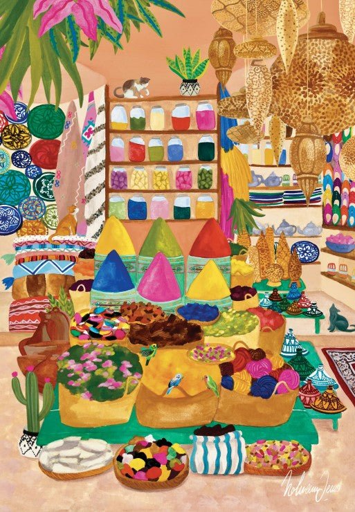 Puzzle 1000 Pièces Pieces & Peace - Place des EpicesPieces & Peace