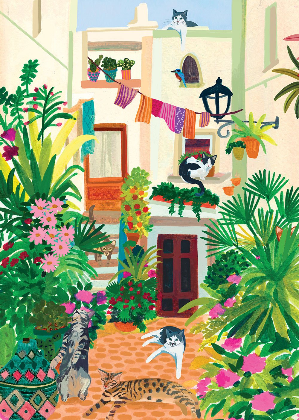 Puzzle 1000 Pièces Pieces & Peace - Rues des Pouilles - LocorontondoPieces & Peace