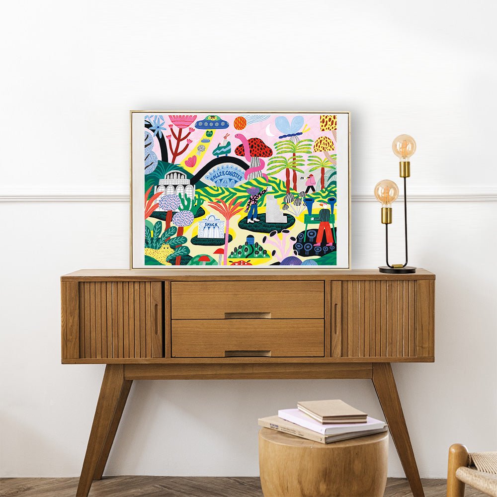 Puzzle 1500 Pièces Pieces & Peace - Les Montagnes RussesPieces & Peace