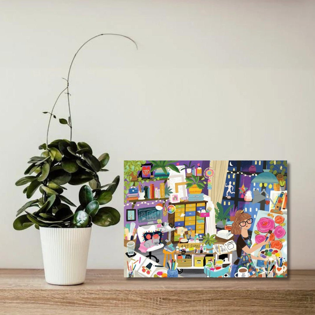 Puzzle 1500 Pièces Pieces & Peace - Mon Lieu Préféré : l'Atelier d'ArtPieces & Peace