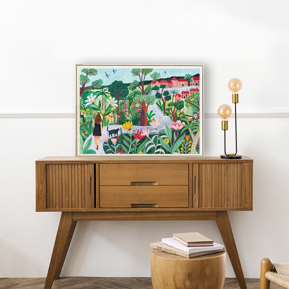 Puzzle 1500 Pièces Pieces & Peace - Promenade dans le PaysPieces & Peace