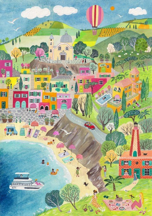 Puzzle 2000 Pièces Pieces & Peace - Balade en ItaliePieces & Peace