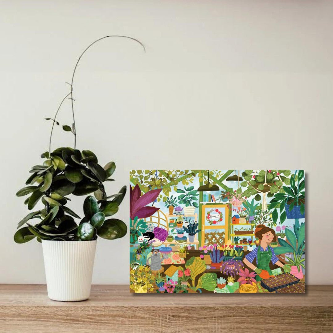 Puzzle 2000 Pièces Pieces & Peace - Mon Lieu Préféré : la SerrePieces & Peace