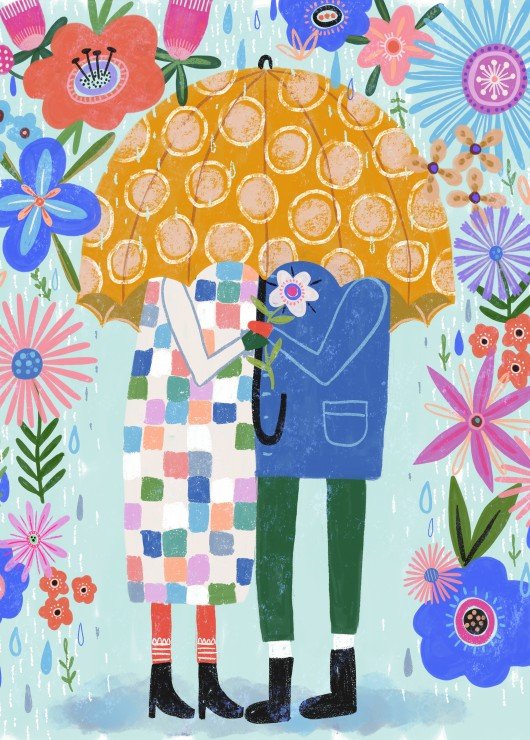 Puzzle 500 Pièces Pieces & Peace - Douche FloralePieces & Peace