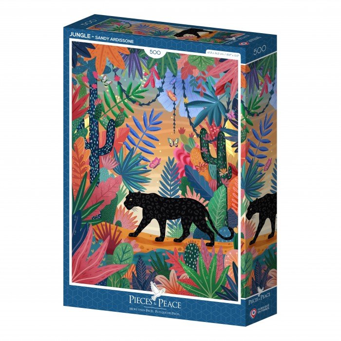 Puzzle 500 Pièces Pieces & Peace - JunglePieces & Peace