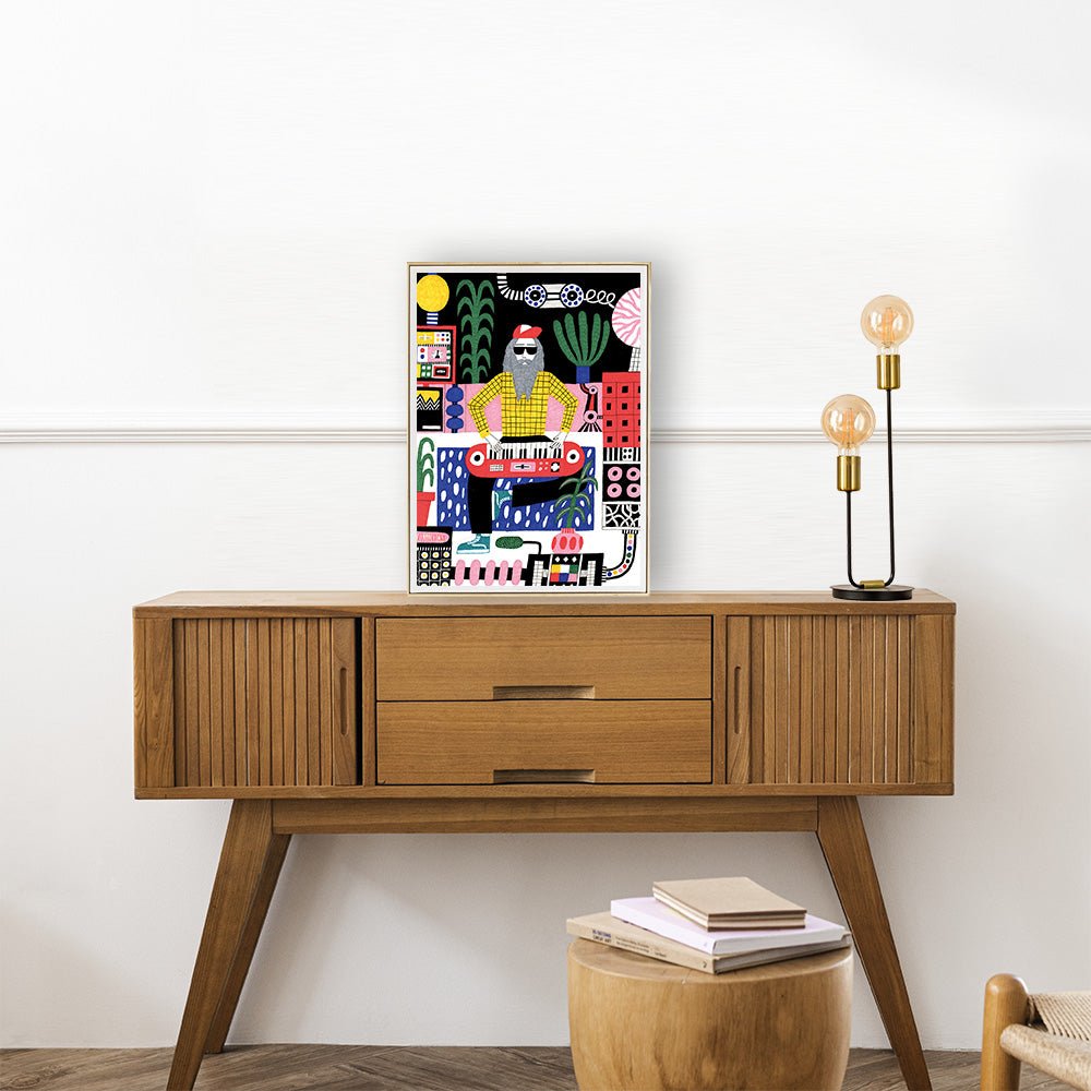 Puzzle 500 Pièces Pieces & Peace - Le Musicien BarbuPieces & Peace