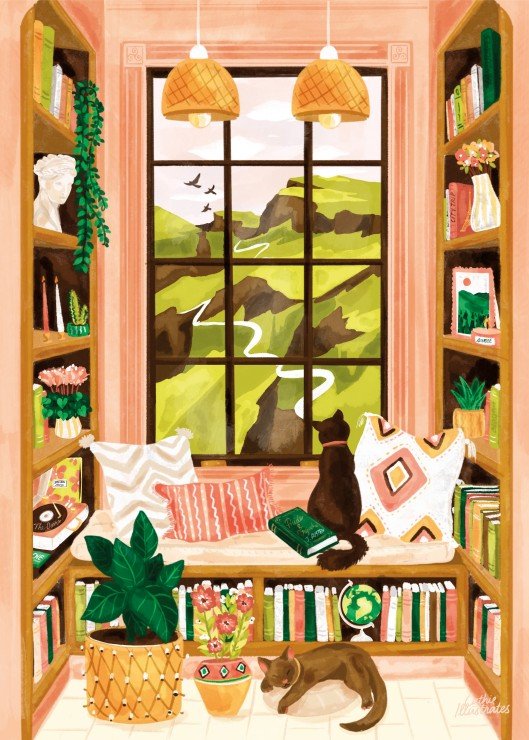 Puzzle 500 Pièces Pieces & Peace - Murmure sur les CollinesPieces & Peace