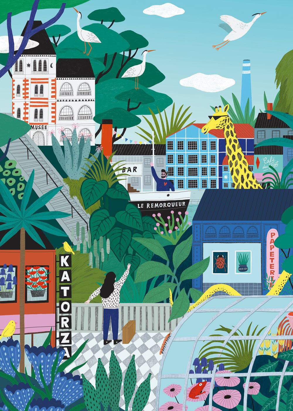 Puzzle 500 Pièces Pieces & Peace - Nantes ExtraordinairePieces & Peace