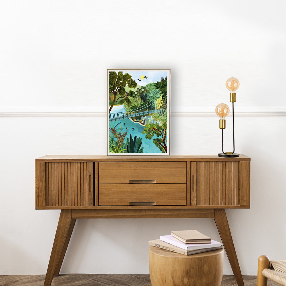 Puzzle 500 Pièces Pieces & Peace - Piscine Bleues en Nouvelle - ZelandePieces & Peace