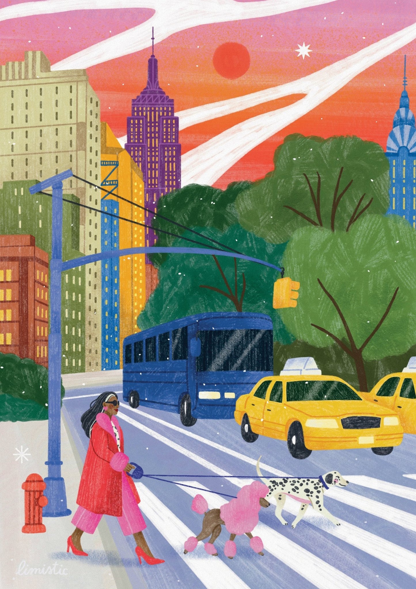 Puzzle 500 Pièces Pieces & Peace - Se Promener à New YorkPieces & Peace