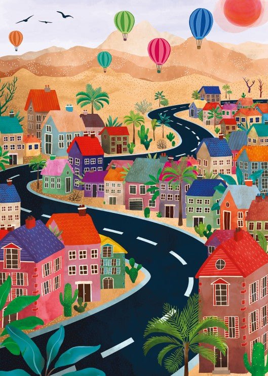 Puzzle 500 Pièces Pieces & Peace - Sur la RoutePieces & Peace