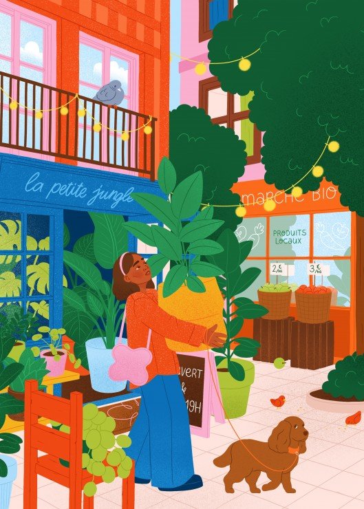 Puzzle 500 Pièces Pieces & Peace - Virée BotaniquePieces & Peace