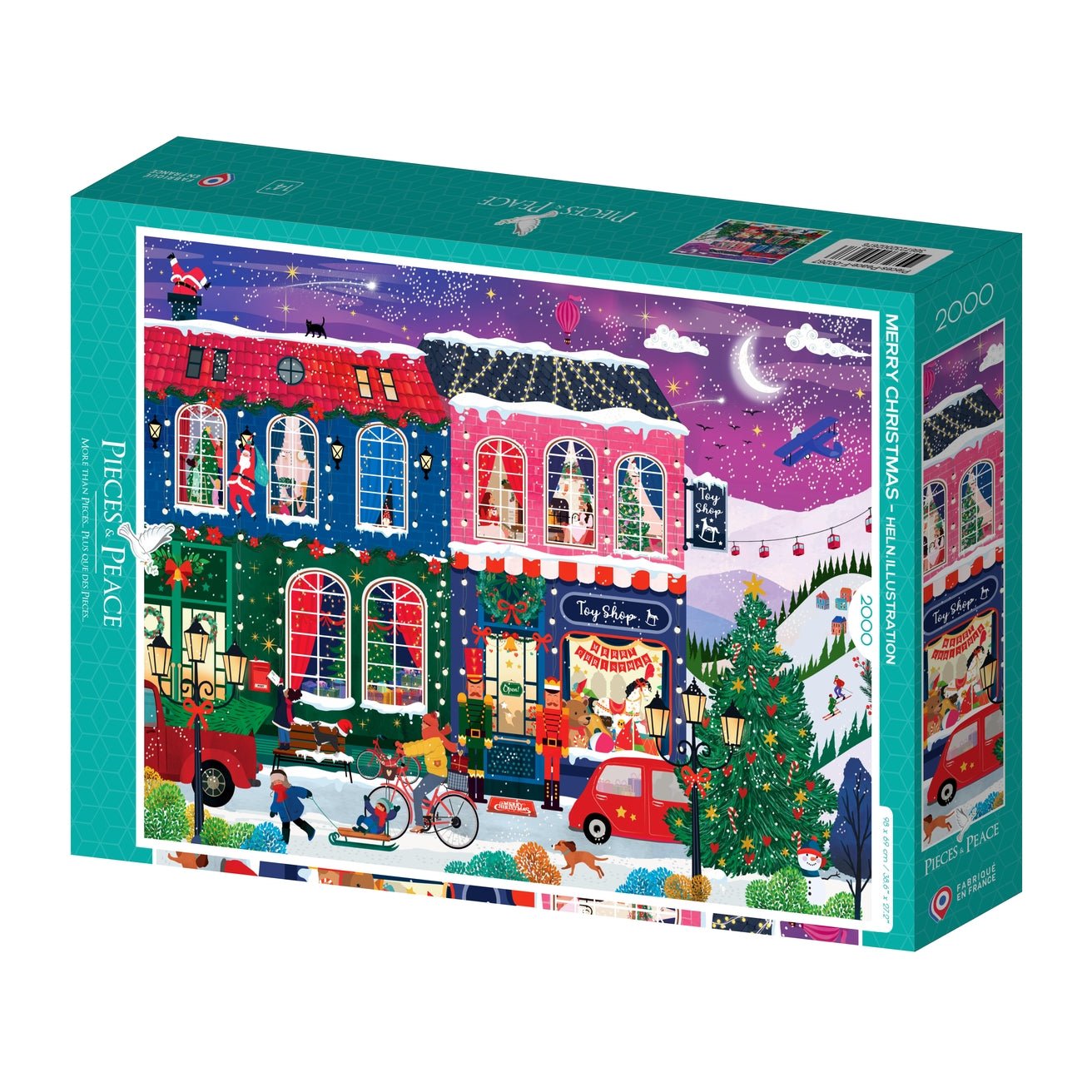Puzzle de 2000 pièces - Joyeux NoëlPieces & Peace