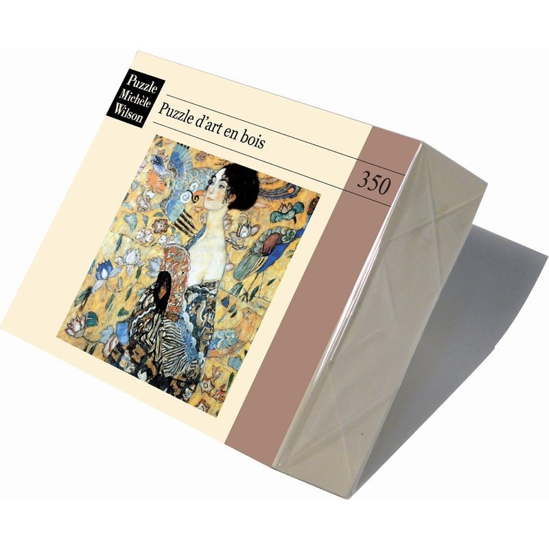 Puzzle en bois découpé à la main de 350 pièces - La Dame A L'EventailPuzzle Michèle Wilson