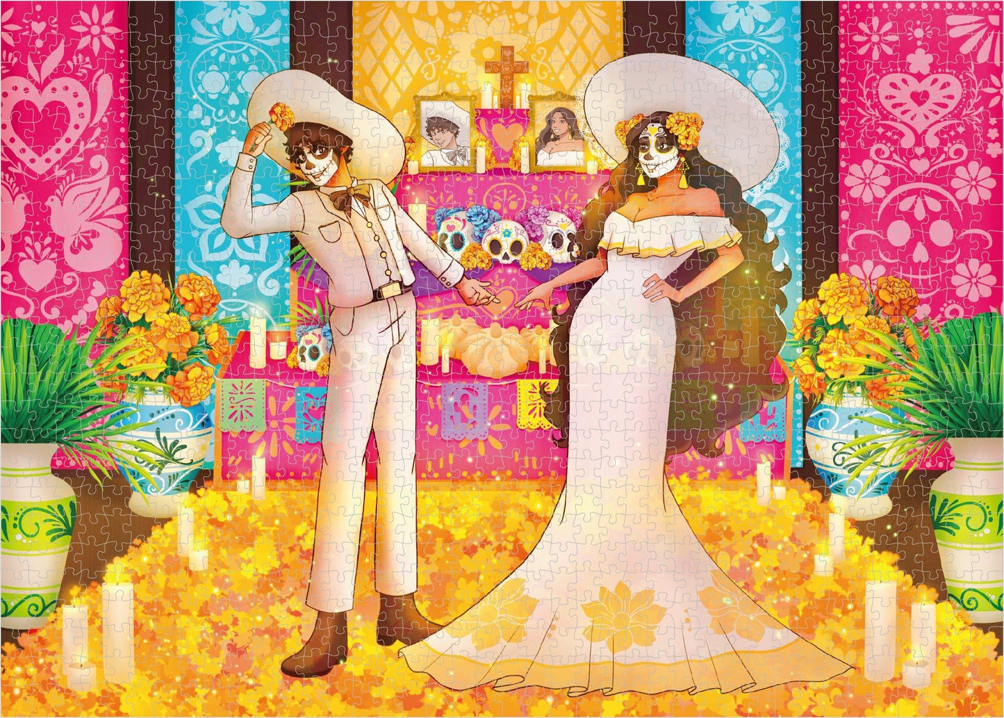 Puzzle 1000 Pièces Reverie Puzzles - Jour des MortsReverie Puzzles