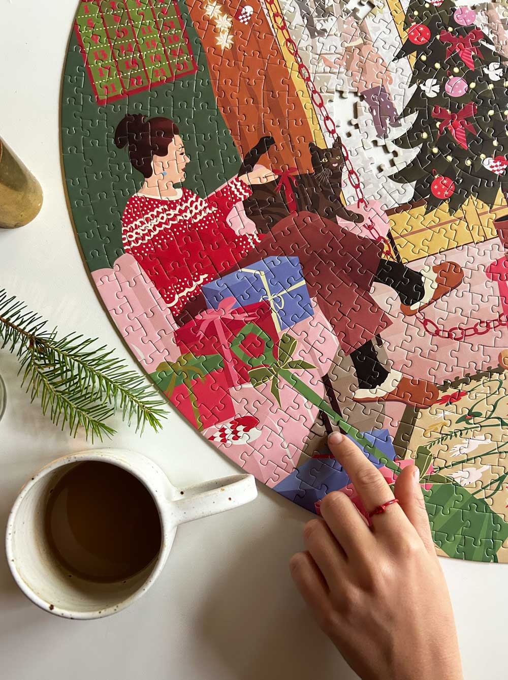 Puzzle de 1000 pièces - A Day In DecemberVissevasse