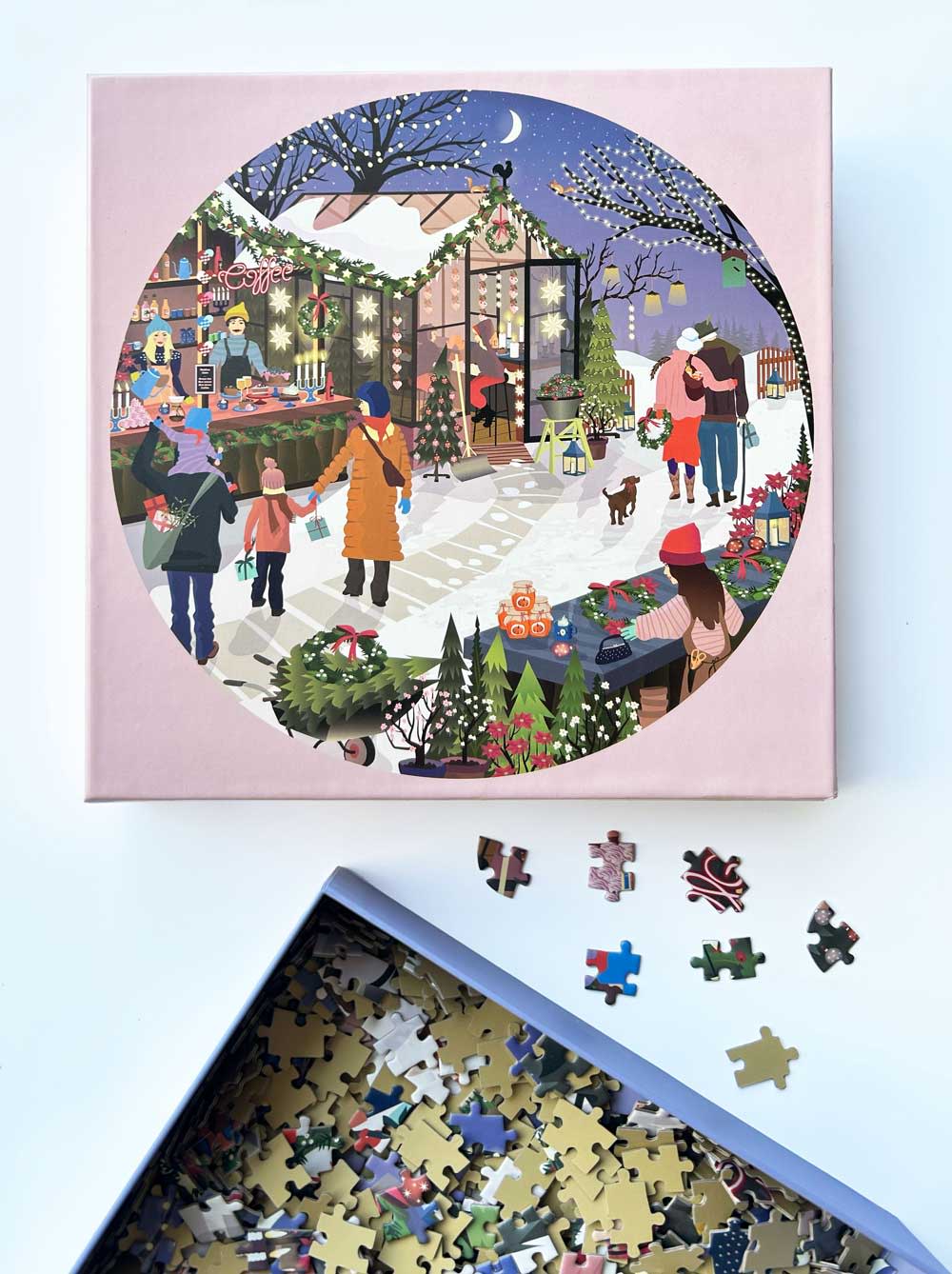 Puzzle de 1000 pièces - Christmas MarketVissevasse