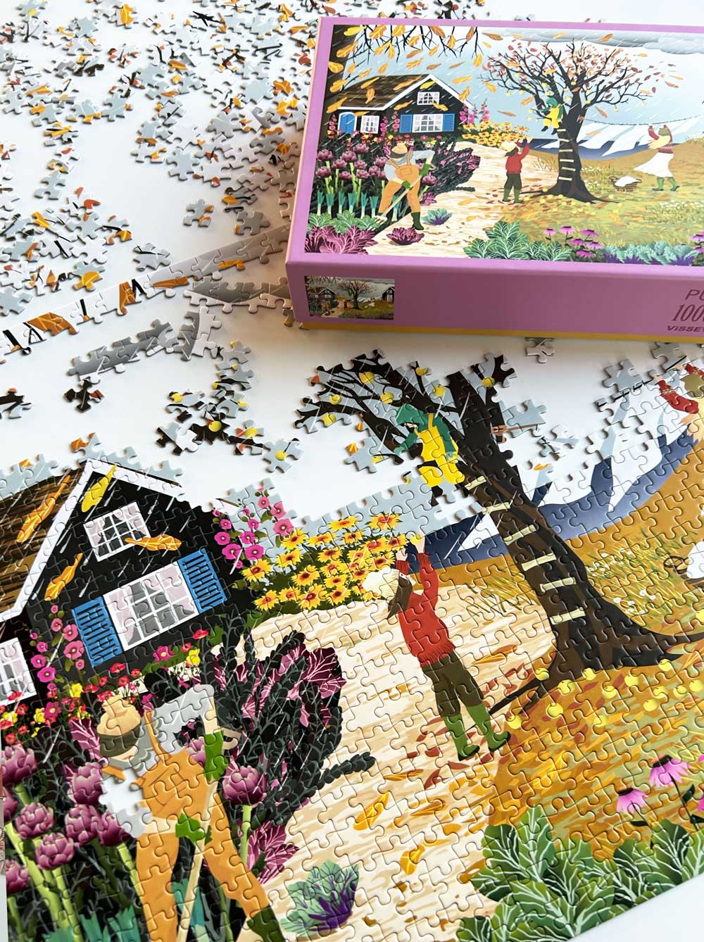 Puzzle de 1000 pièces - Here Comes The RainVissevasse