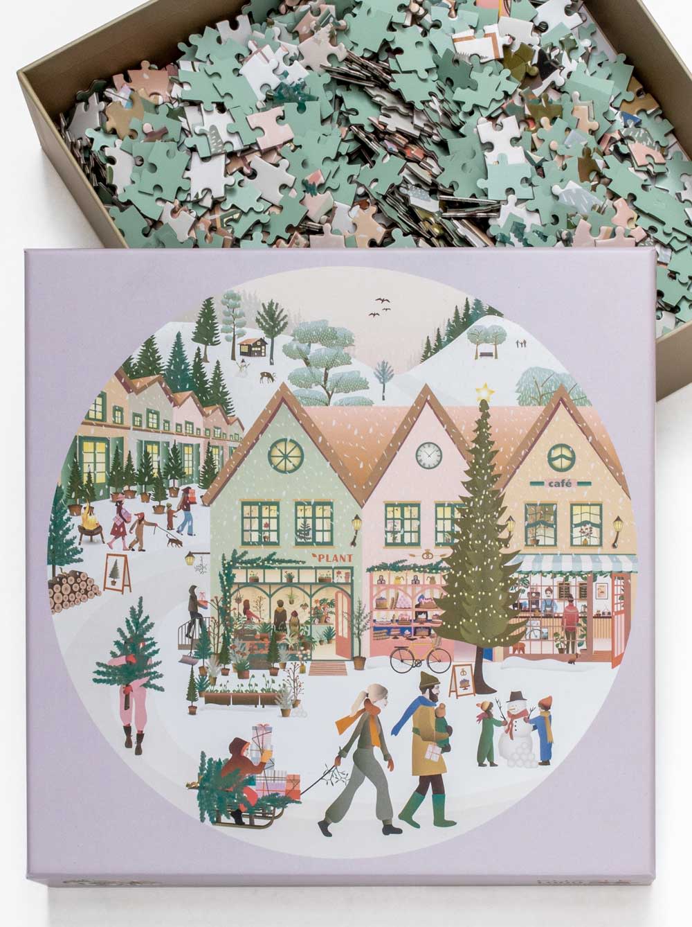 Puzzle de 1000 pièces - White ChristmasVissevasse