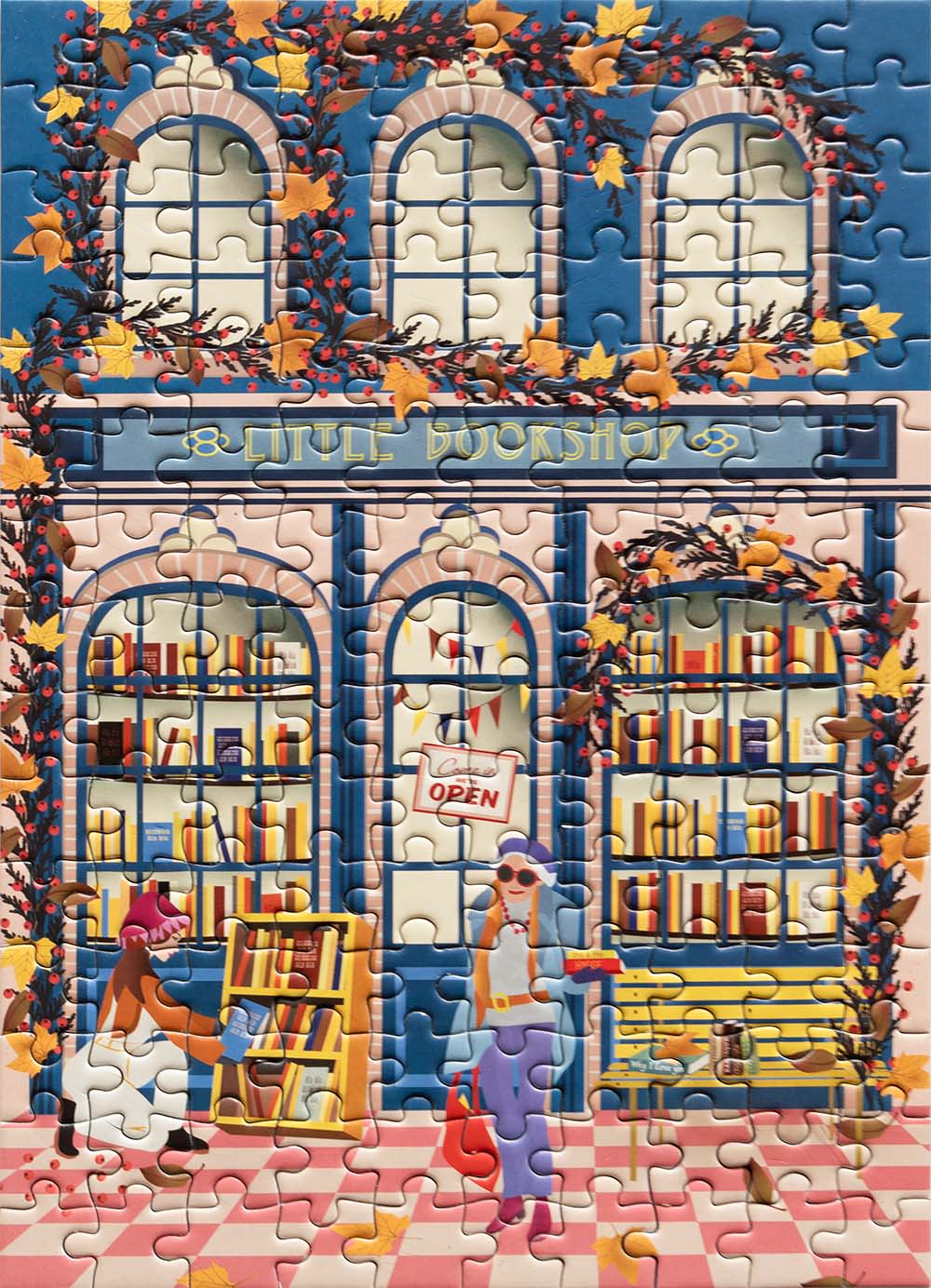 Puzzle de 150 pièces - Little BookshopVissevasse