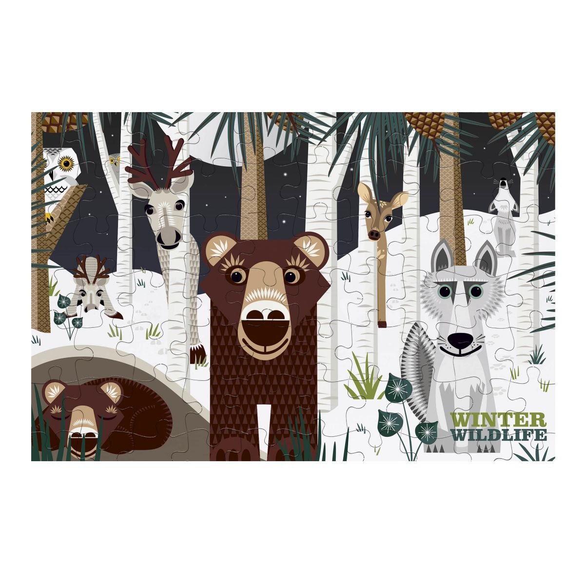 Puzzle enfant - Winter WildlifeCoq En Pate